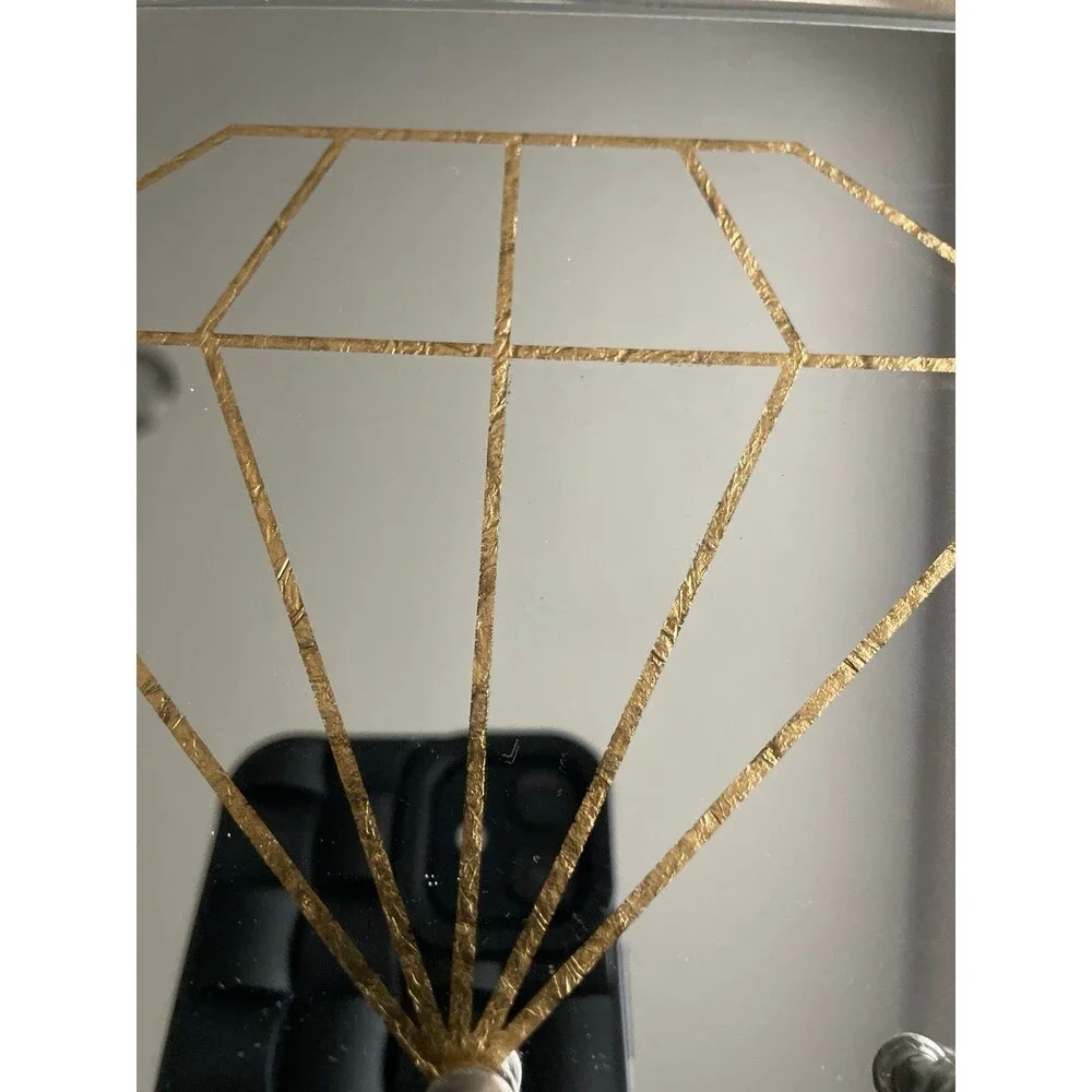 Cole street diamond mirror key holder